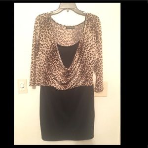 Cute Leopardy Dress Size 16